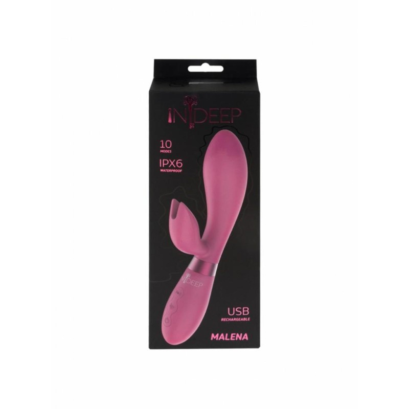 Wibrator-Rechargeable Vibrator Indeep Malena Magenta